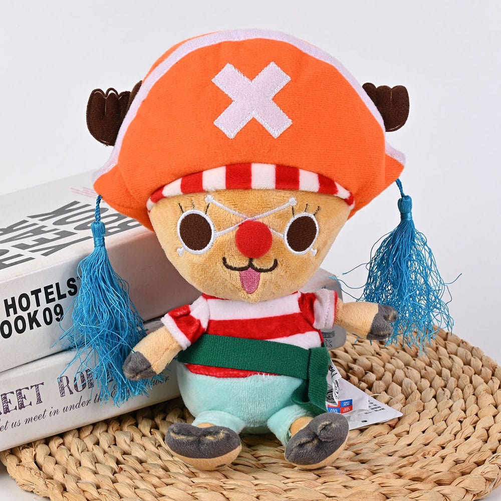 One Piece Tony Tony Chopper X Buggy New World Ver. Sakami Sitting Down Plush 25cm