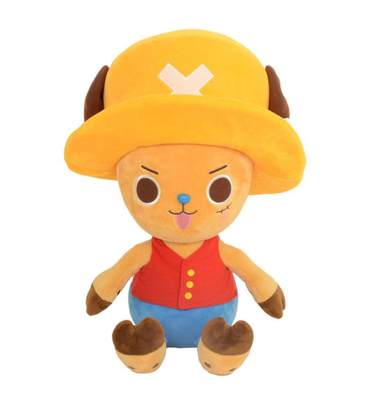 One Piece Tony Tony Chopper X Luffy Sakami Sitting Down Plush 20cm