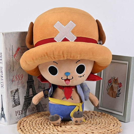 One Piece Tony Tony Chopper X Luffy New World Ver. Sakami Sitting Down Plush 20cm