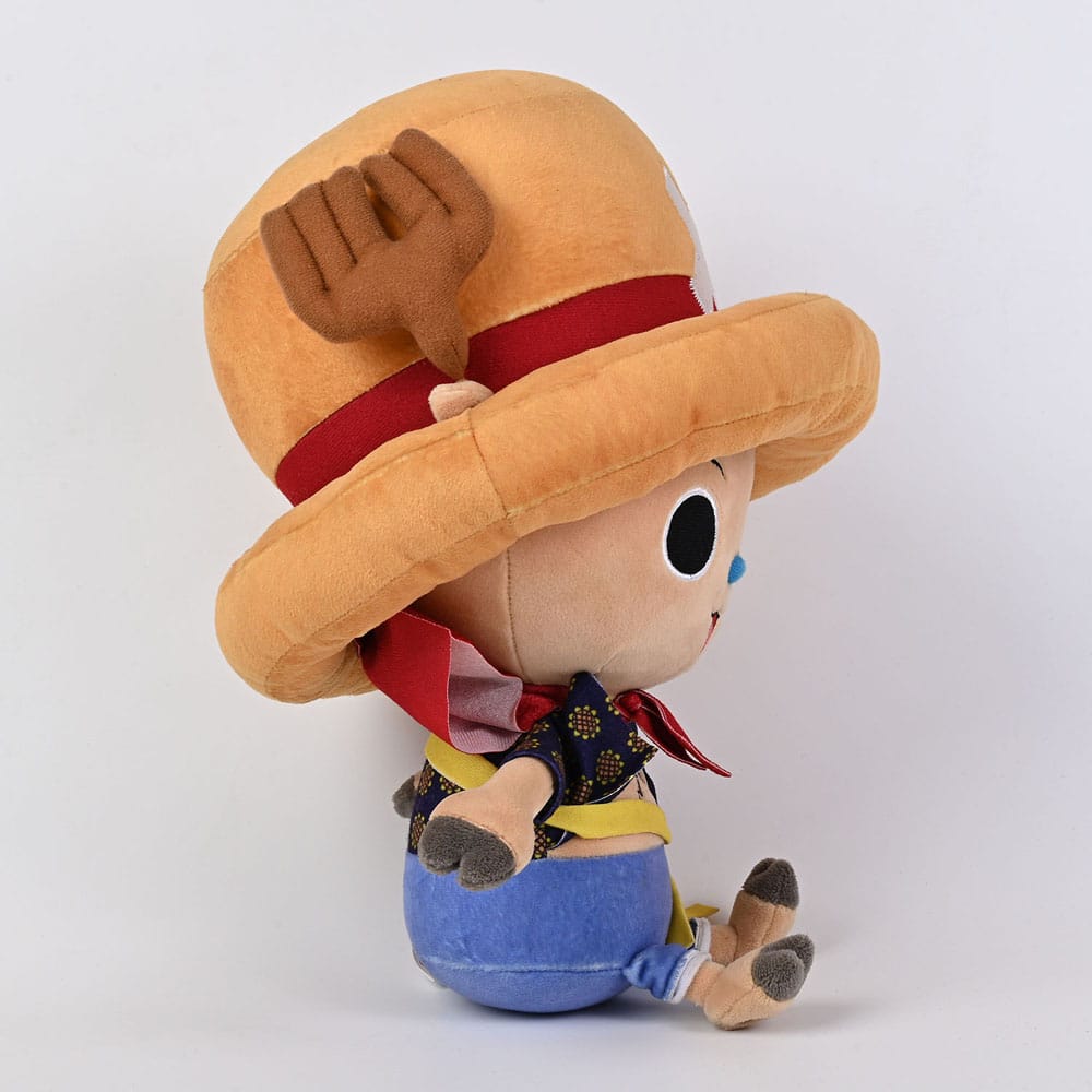 One Piece Tony Tony Chopper X Luffy New World Ver. Sakami Sitting Down Plush 20cm