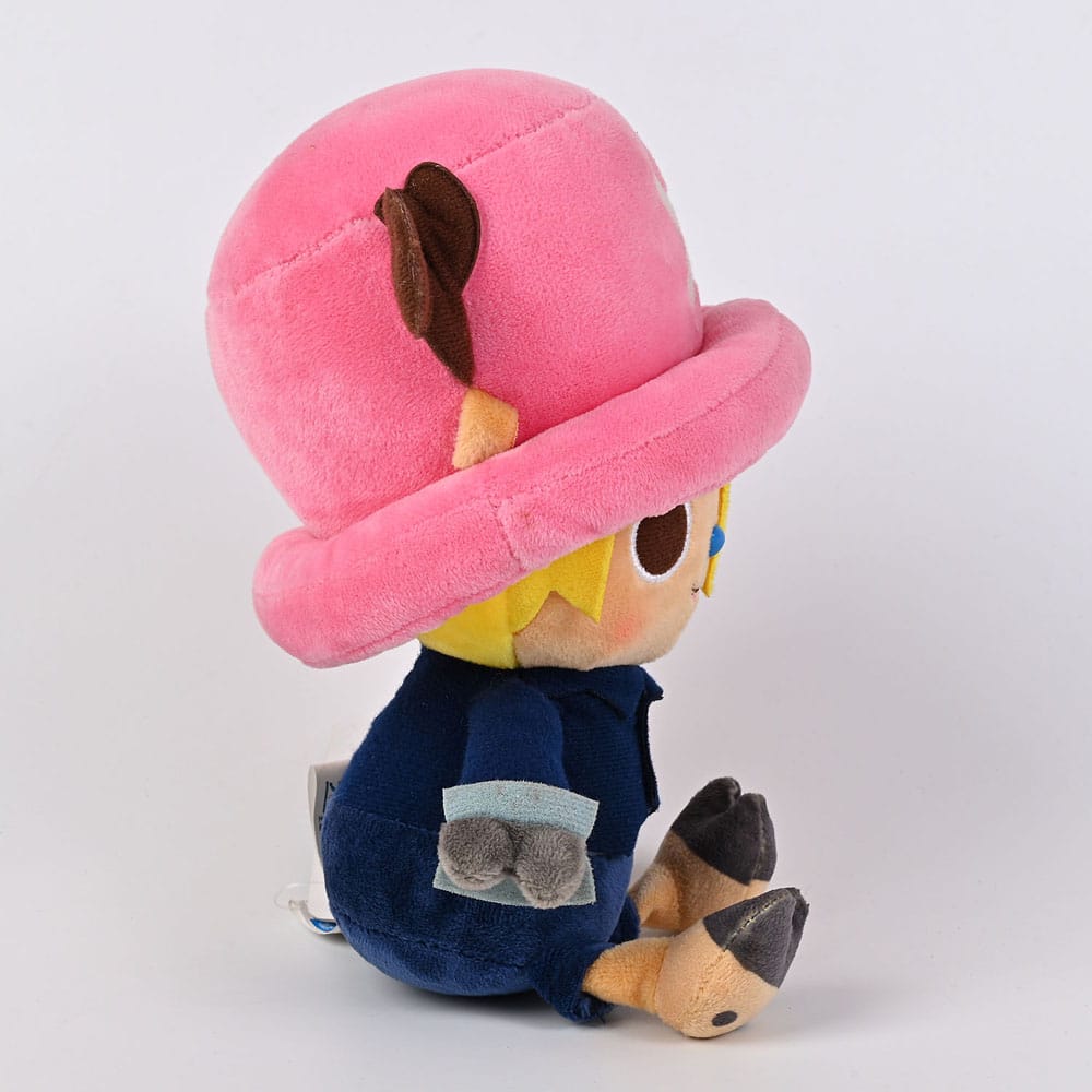 One Piece Tony Tony Chopper X Sanji Sakami Sitting Down Plush 25cm