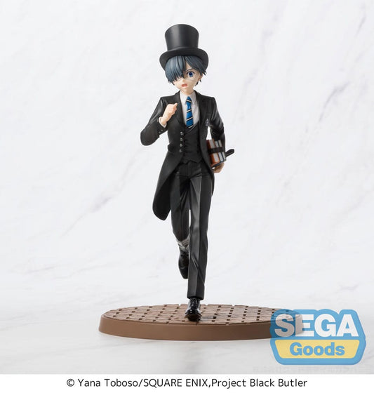 Black Butler Ciel Phantomhive Boarding School Arc Sega Luminasta Figure 22cm