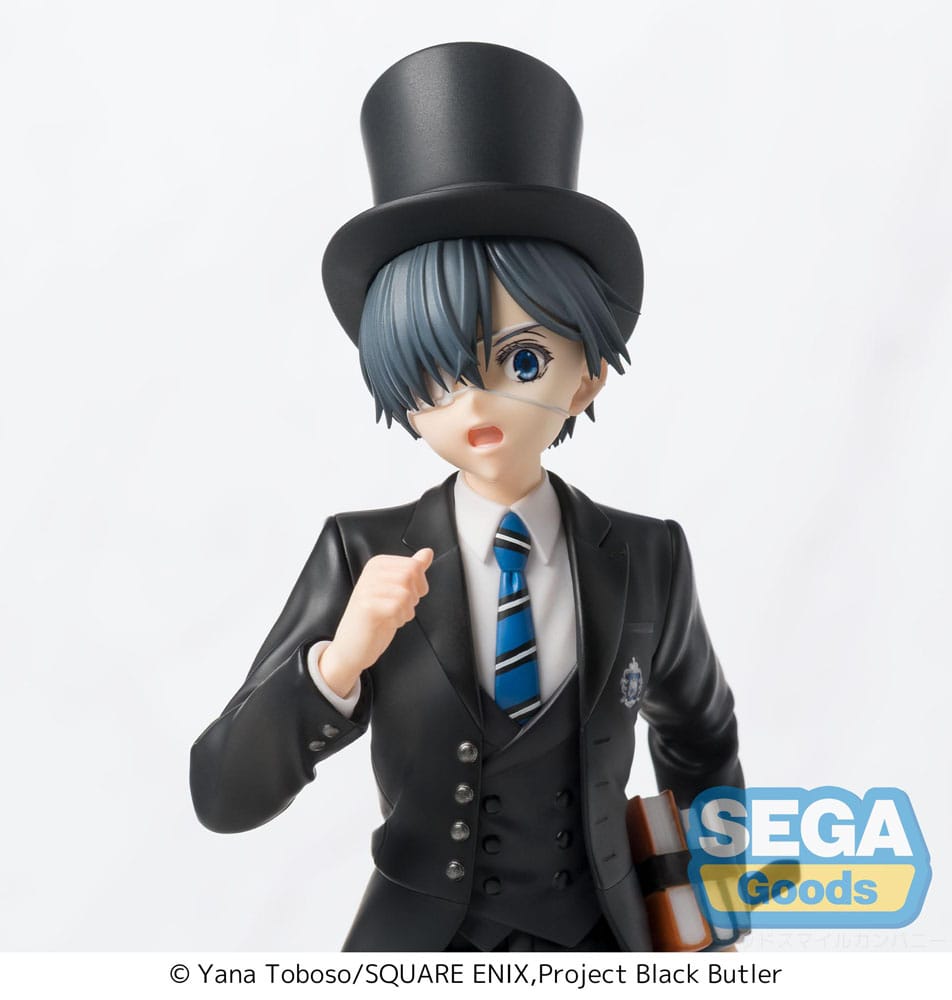 Black Butler Ciel Phantomhive Boarding School Arc Sega Luminasta Figure 22cm