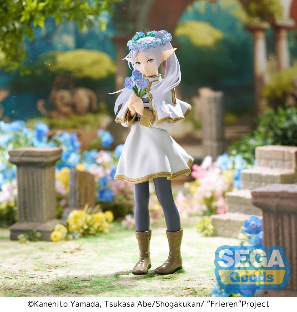 Frieren Beyond Journey's End Frieren Flower Garden Sega Luminasta Prize Figure 18cm