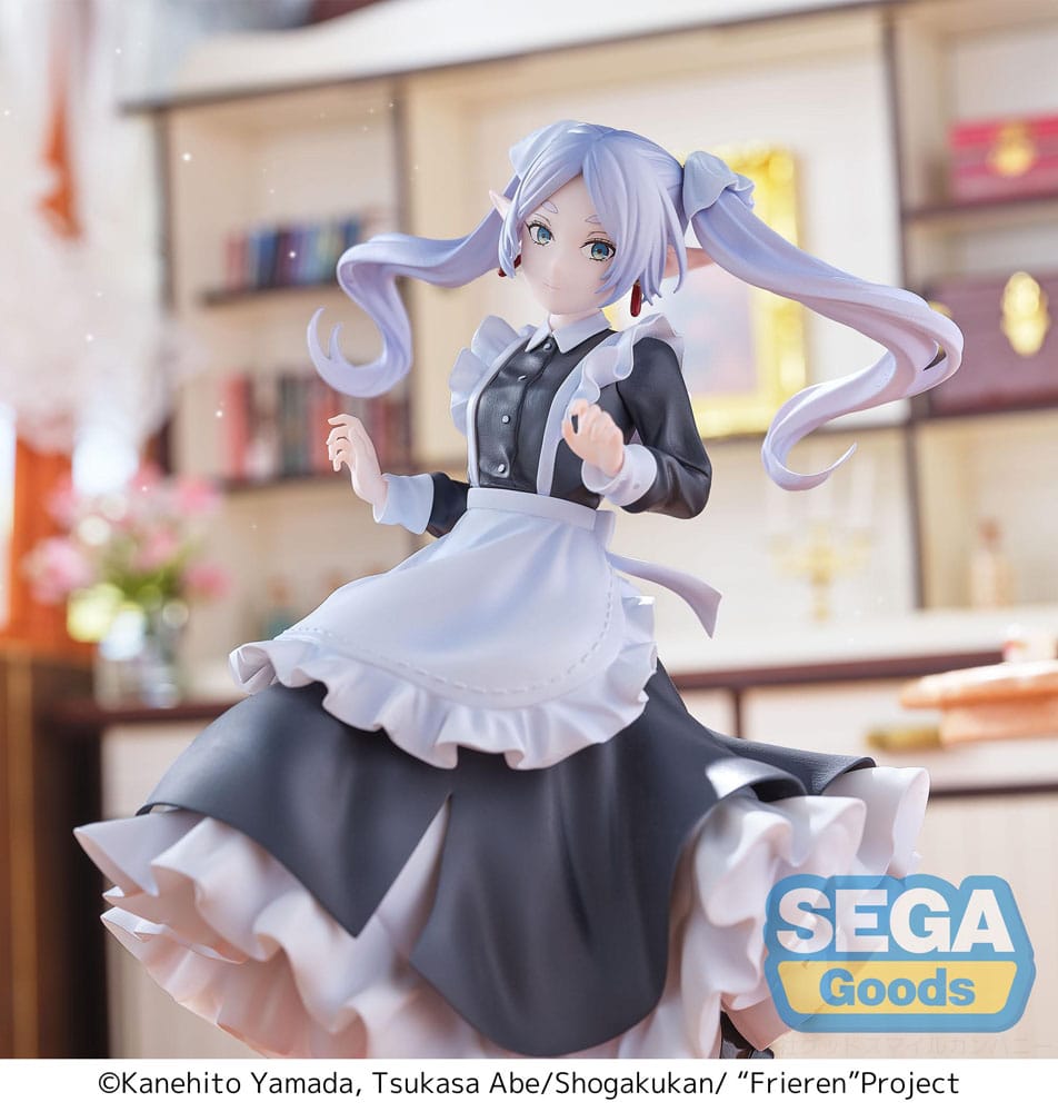 Frieren Beyond Journey's End Frieren Maid Costume Sega Luminasta Prize Figure 20cm