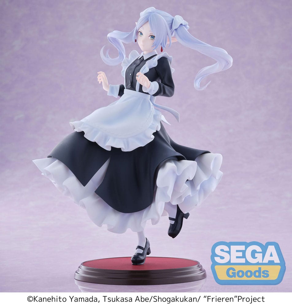 Frieren Beyond Journey's End Frieren Maid Costume Sega Luminasta Prize Figure 20cm