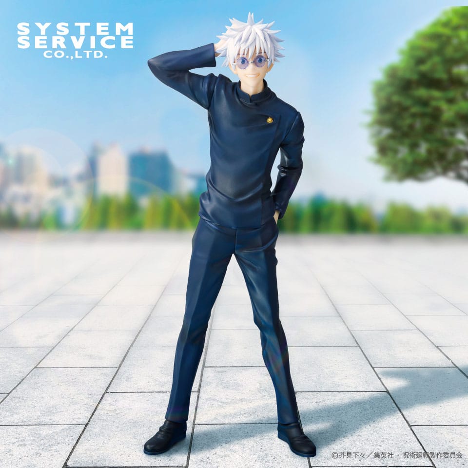 Jujutsu Kaisen Satoru Gojo High School Ver System Service Figure 25cm