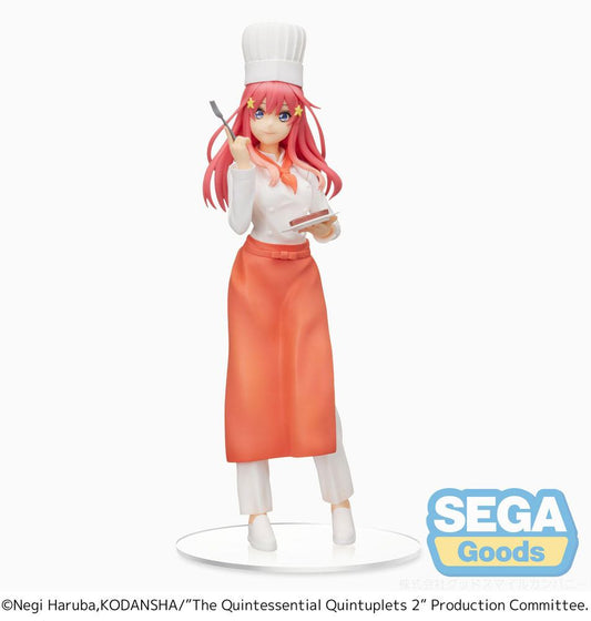 The Quintessential Quintuplets Itsuki Nakano Cook Version Sega Prize Figure 23cm