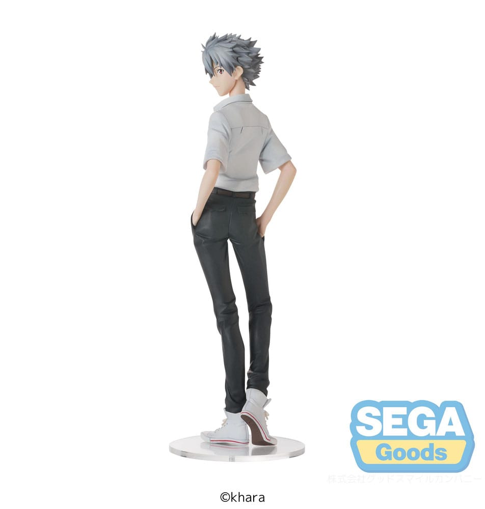 Neon Genesis Evangelion Kaworu Nagisa Uniform Ver Sega Prize Figure 22cm