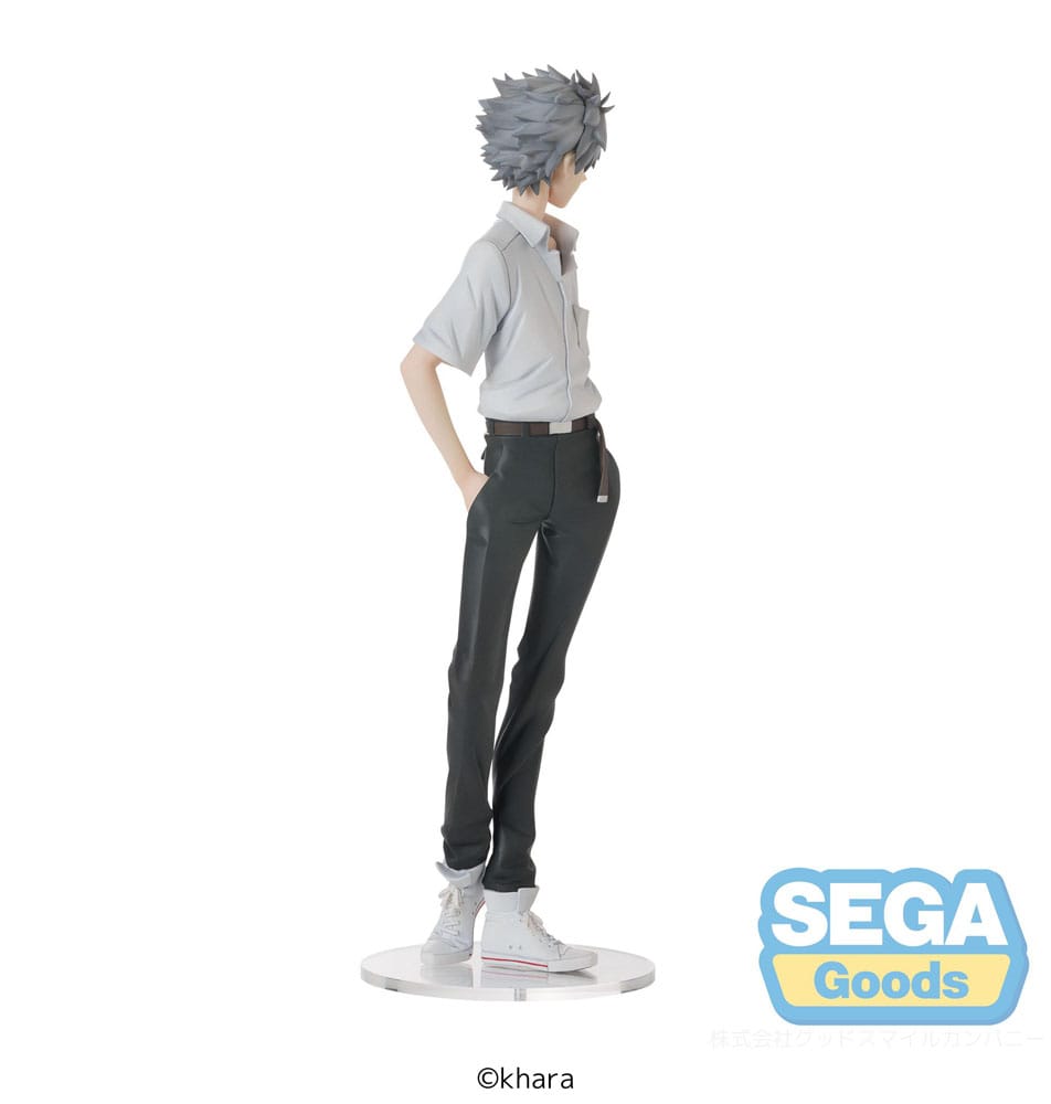 Neon Genesis Evangelion Kaworu Nagisa Uniform Ver Sega Prize Figure 22cm