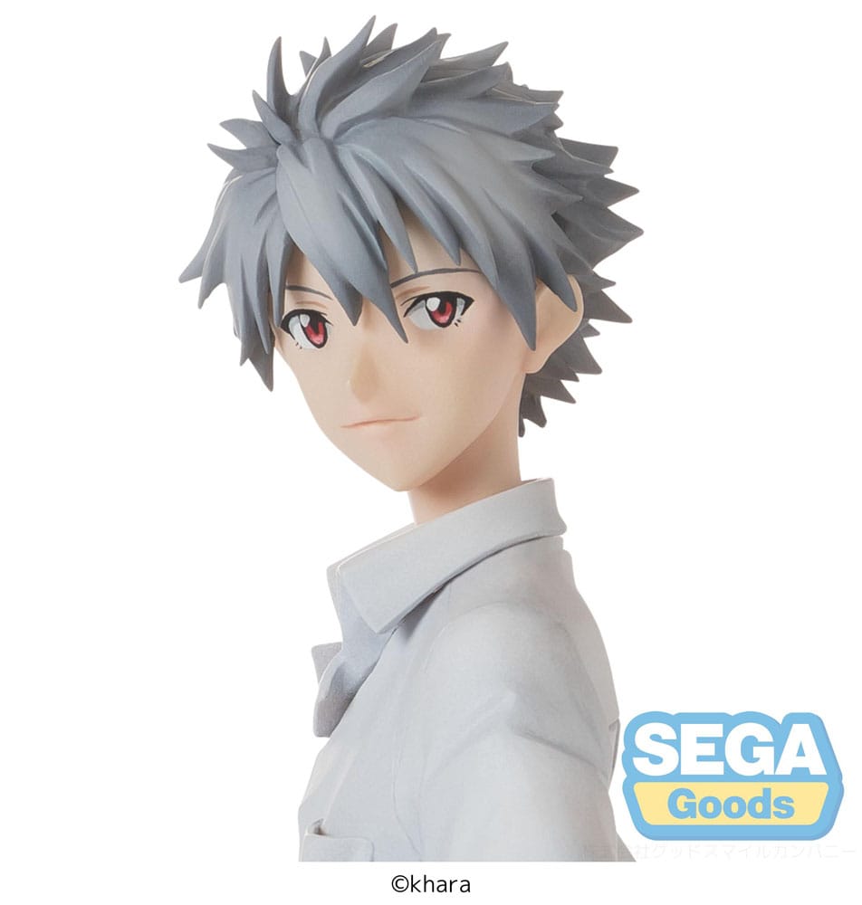 Neon Genesis Evangelion Kaworu Nagisa Uniform Ver Sega Prize Figure 22cm