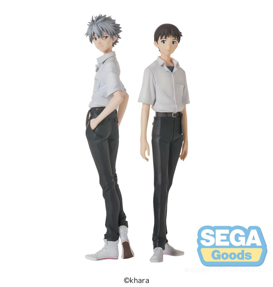 Neon Genesis Evangelion Kaworu Nagisa Uniform Ver Sega Prize Figure 22cm
