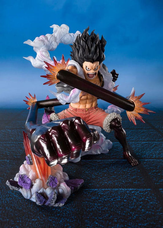 One Piece Monkey D. Luffy Gear 4 Snake Man King Cobra FigureartsZERO Figure 21cm
