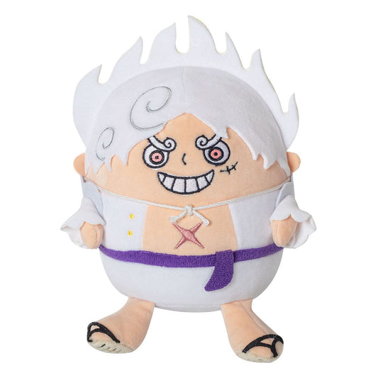 One Piece Monkey D. Luffy Gear 5 SD Ver. Sakami Sitting Down Plush 15cm