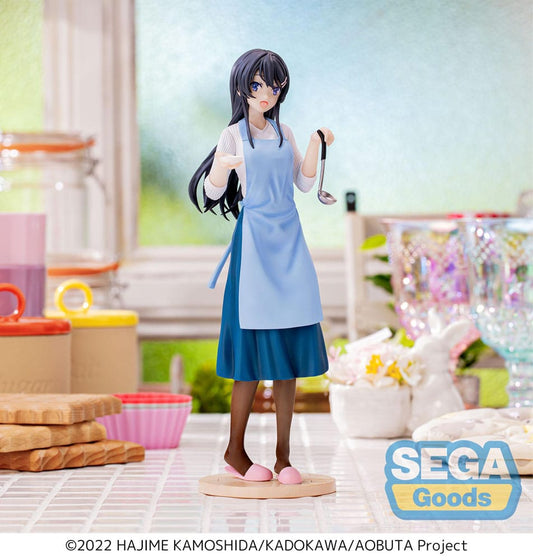 Rascal Does Not Dream of Bunny Girl Senpai Mai Sakurajima Apron Figure 14cm