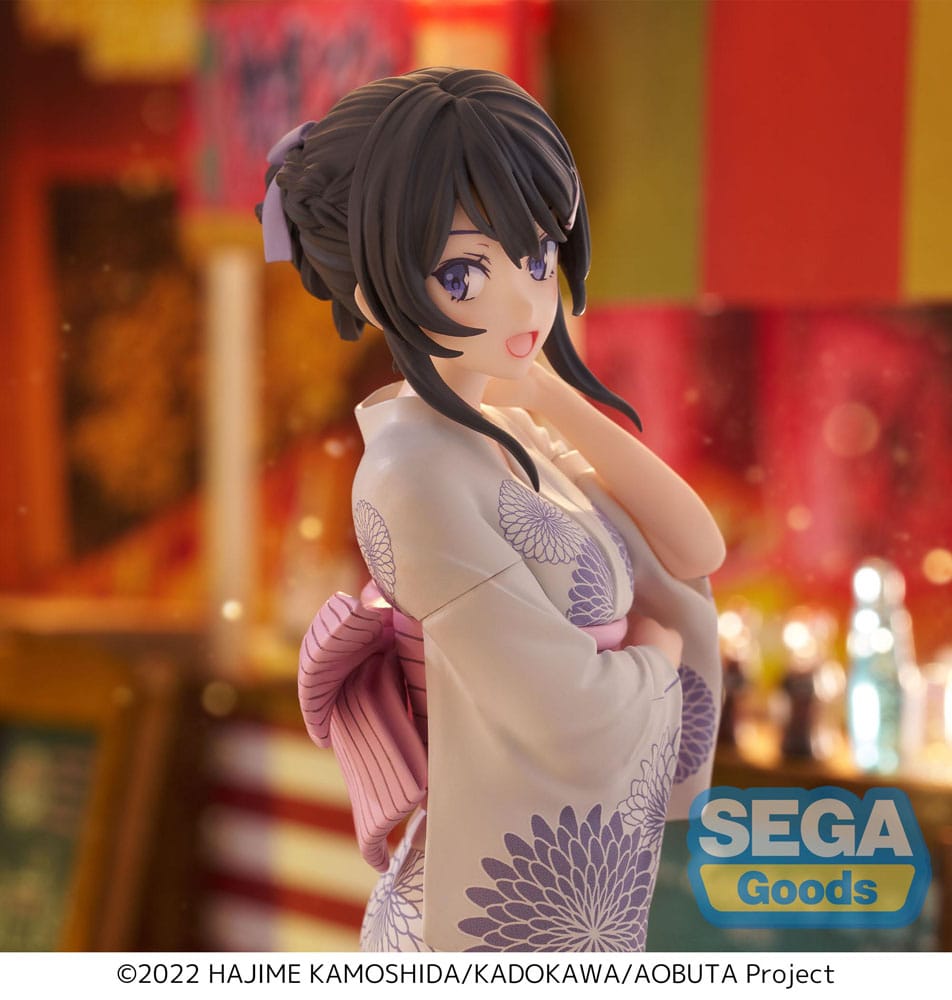 Rascal Does Not Dream of Bunny Girl Senpai Mai Sakurajima Yukata Figure 22cm