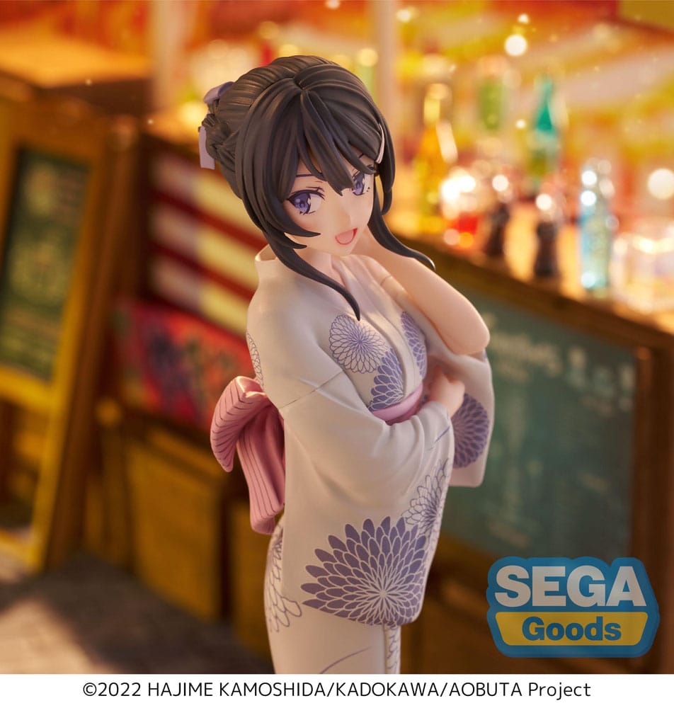 Rascal Does Not Dream of Bunny Girl Senpai Mai Sakurajima Yukata Figure 22cm