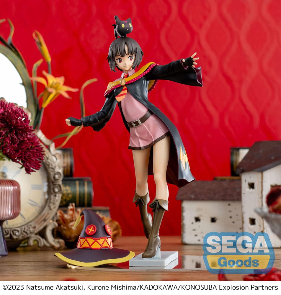 Konosuba Megumin with Chomusuke Luminasta Sega Prize Figure 22cm