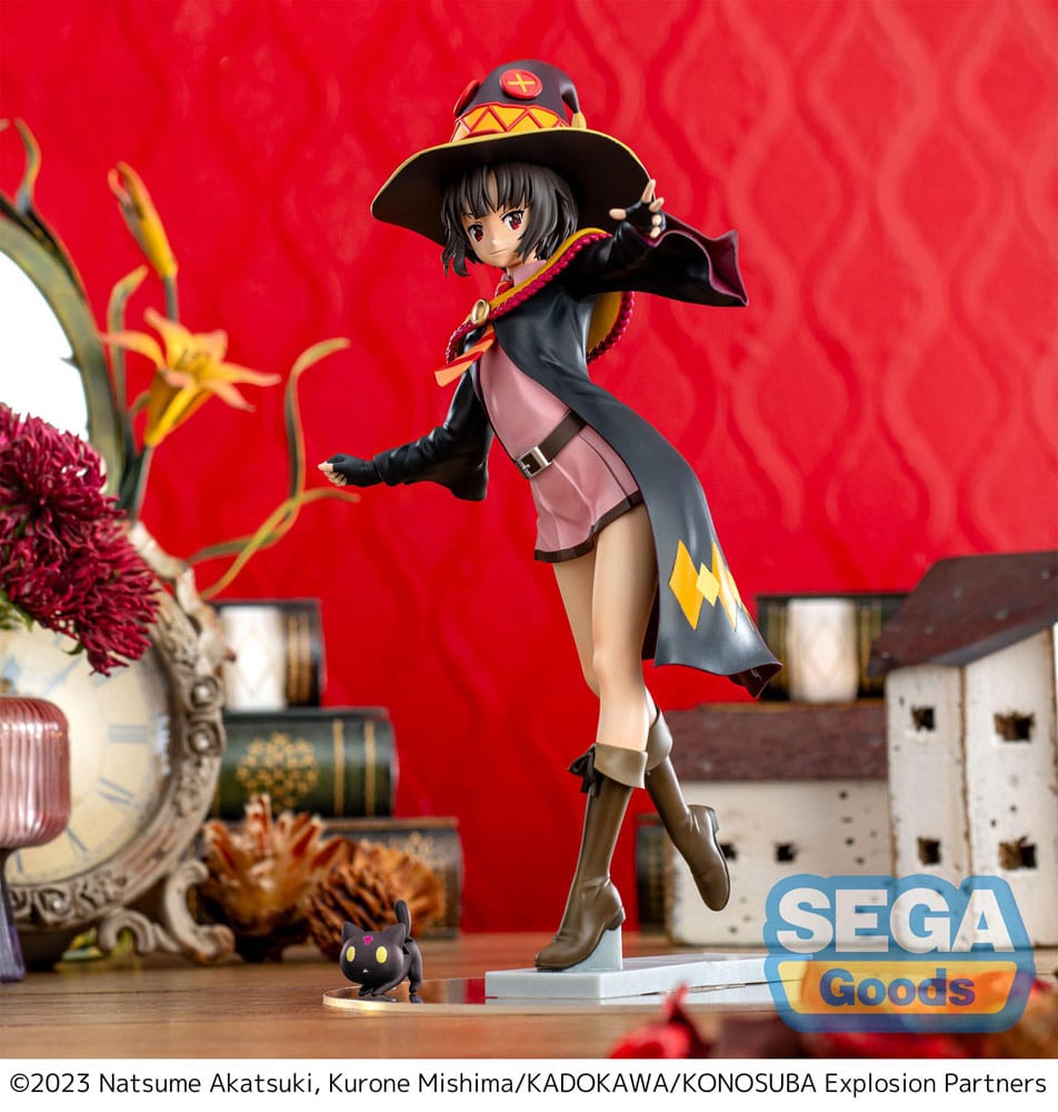 Konosuba Megumin with Chomusuke Luminasta Sega Prize Figure 22cm