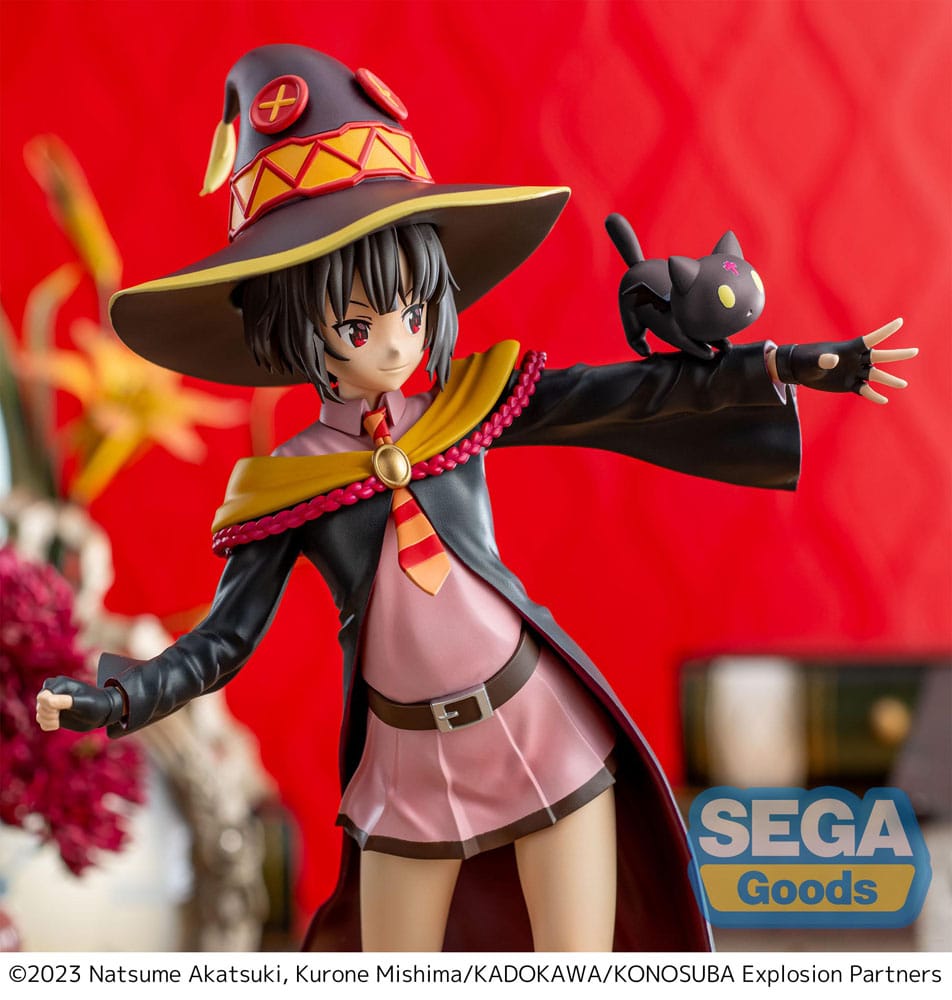 Konosuba Megumin with Chomusuke Luminasta Sega Prize Figure 22cm