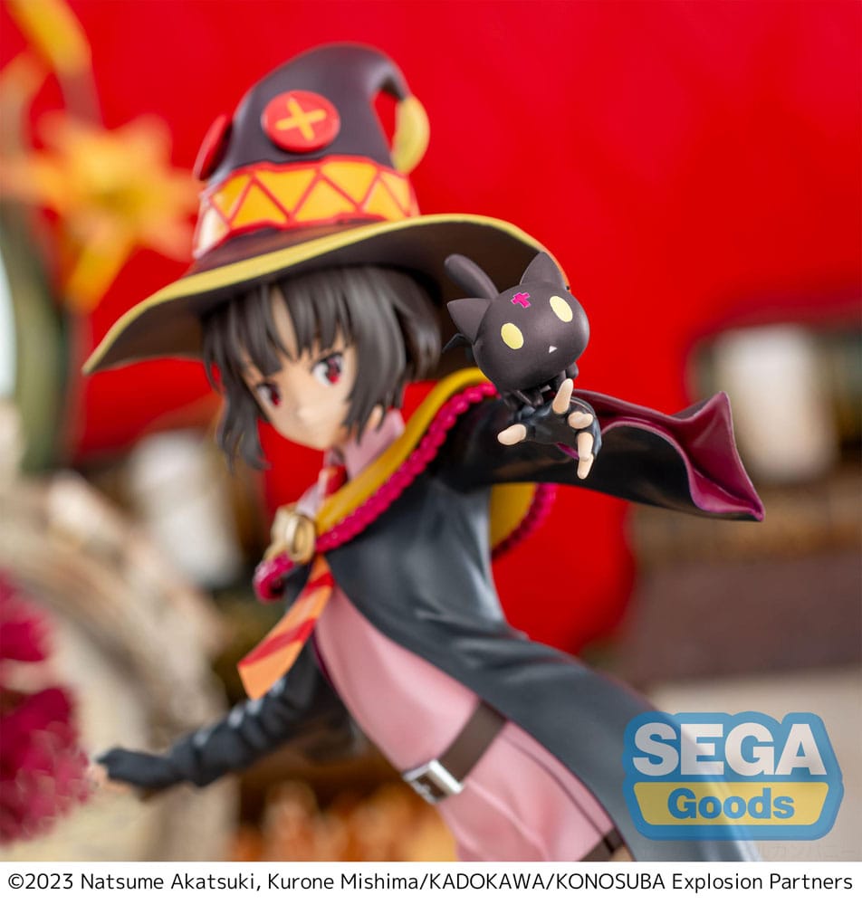 Konosuba Megumin with Chomusuke Luminasta Sega Prize Figure 22cm