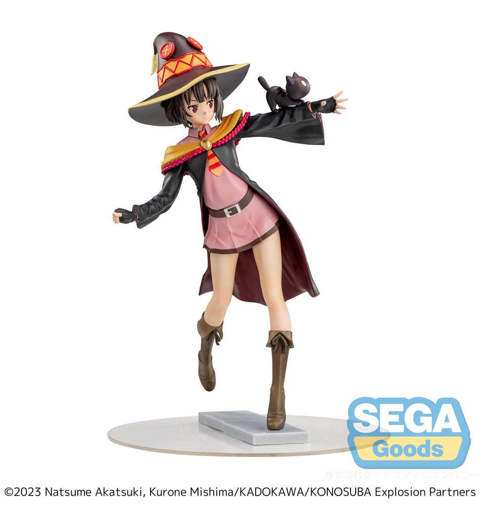 Konosuba Megumin with Chomusuke Luminasta Sega Prize Figure 22cm