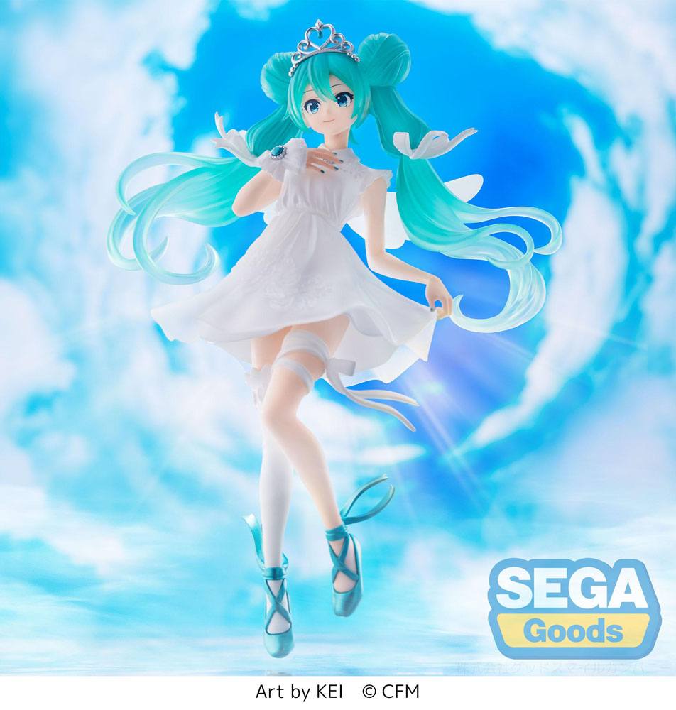 Vocaloid Hatsune Miku 15th Anniversary Kei Ver Sega Prize Figure 24cm