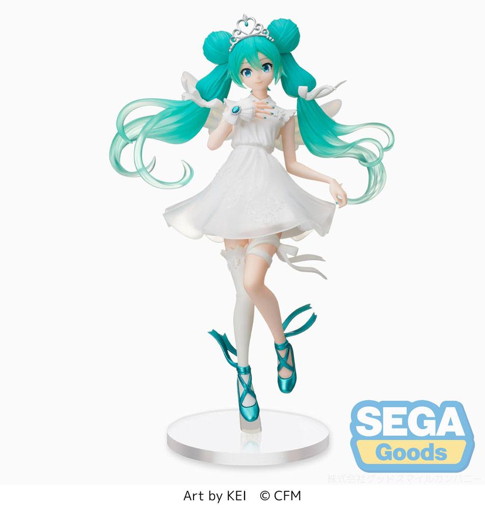 Vocaloid Hatsune Miku 15th Anniversary Kei Ver Sega Prize Figure 24cm