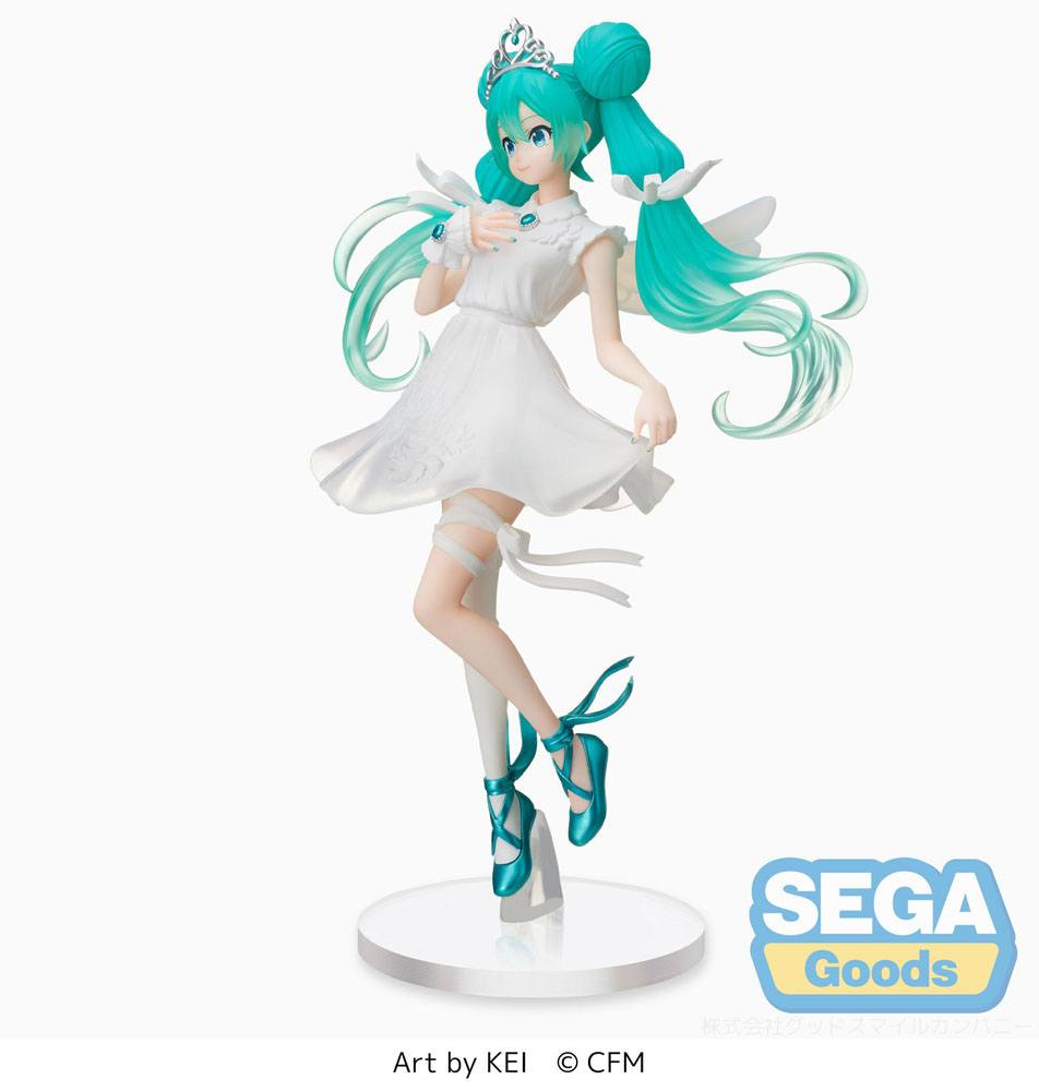 Vocaloid Hatsune Miku 15th Anniversary Kei Ver Sega Prize Figure 24cm