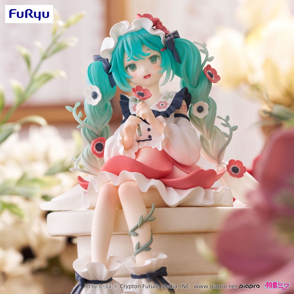 Vocaloid Hatsune Miku Flower Fairy Anemone Noodle Stopper Figure 14cm