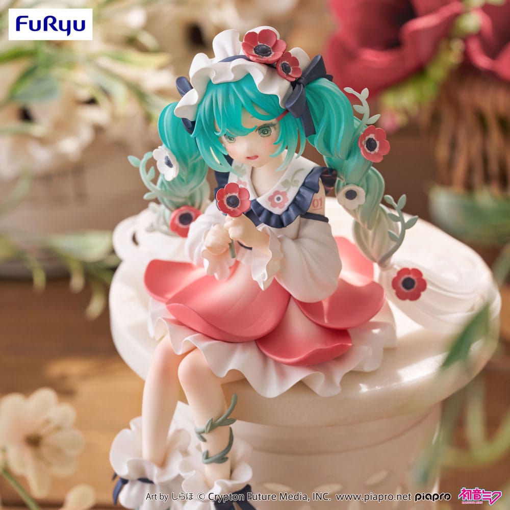 Vocaloid Hatsune Miku Flower Fairy Anemone Noodle Stopper Figure 14cm