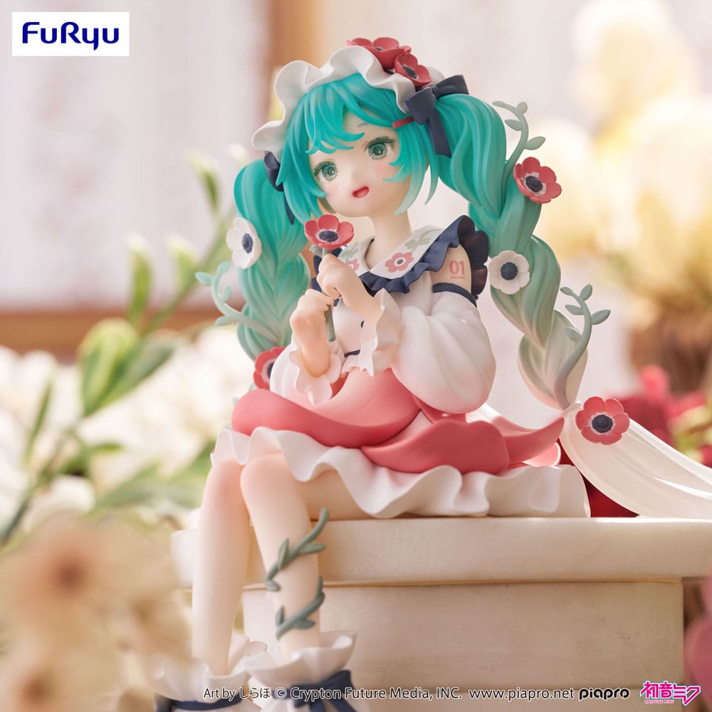 Vocaloid Hatsune Miku Flower Fairy Anemone Noodle Stopper Figure 14cm