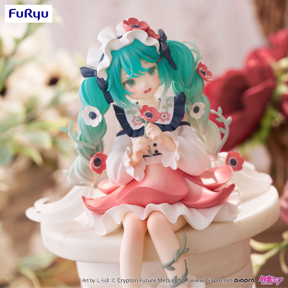 Vocaloid Hatsune Miku Flower Fairy Anemone Noodle Stopper Figure 14cm