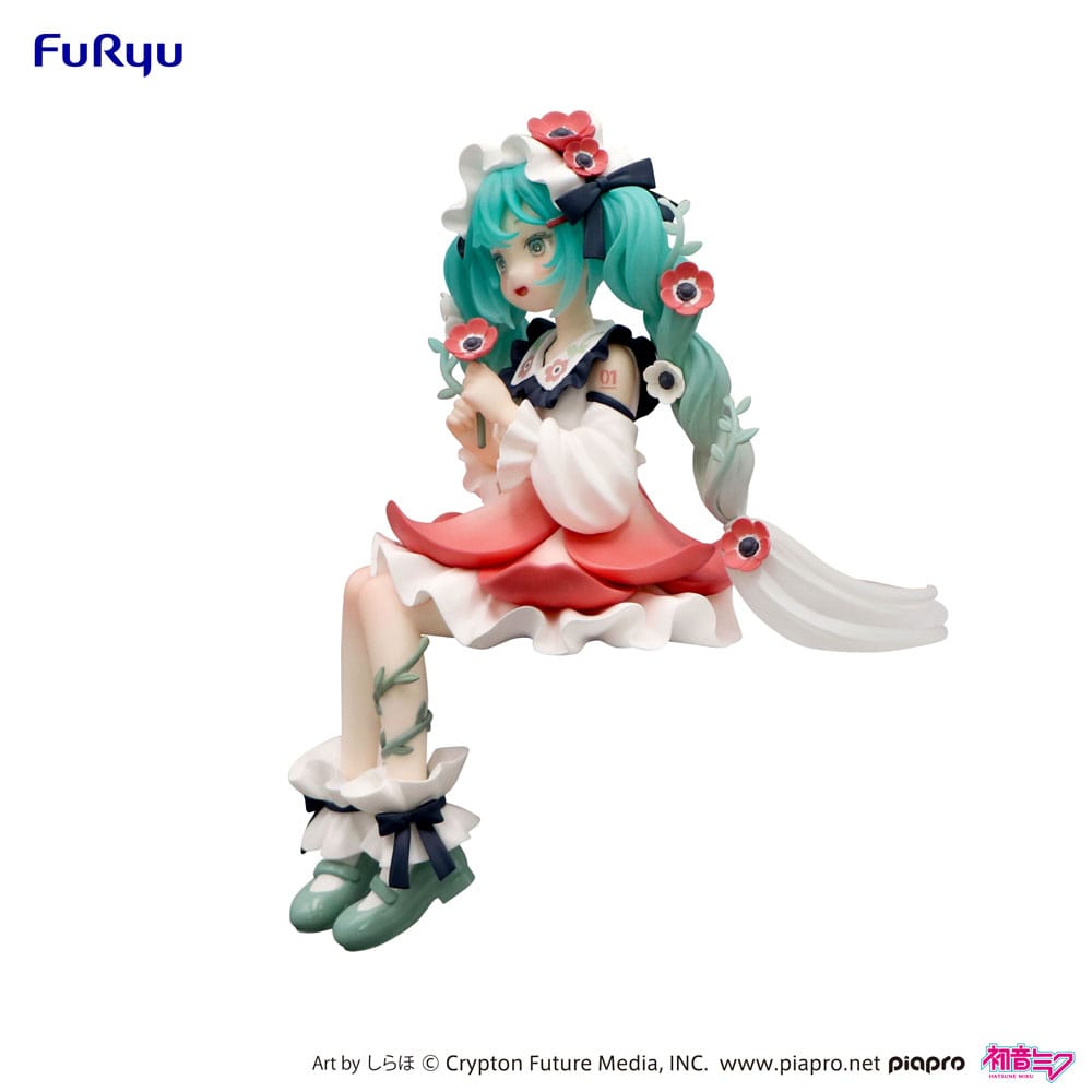 Vocaloid Hatsune Miku Flower Fairy Anemone Noodle Stopper Figure 14cm