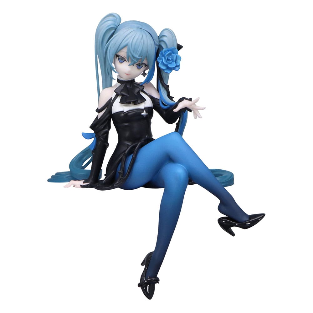 Vocaloid Hatsune Miku Blue Rose Ver. Furyu Noodle Stopper Figure 14cm