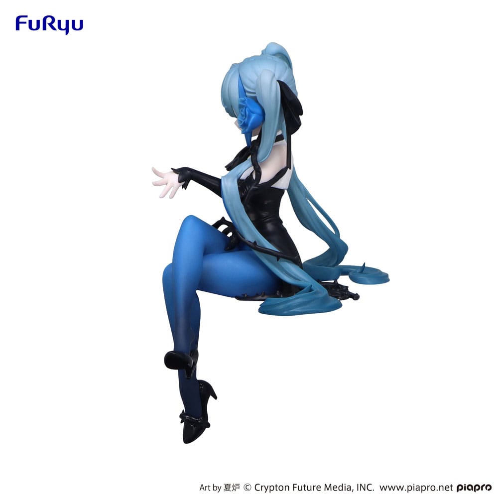 Vocaloid Hatsune Miku Blue Rose Ver. Furyu Noodle Stopper Figure 14cm