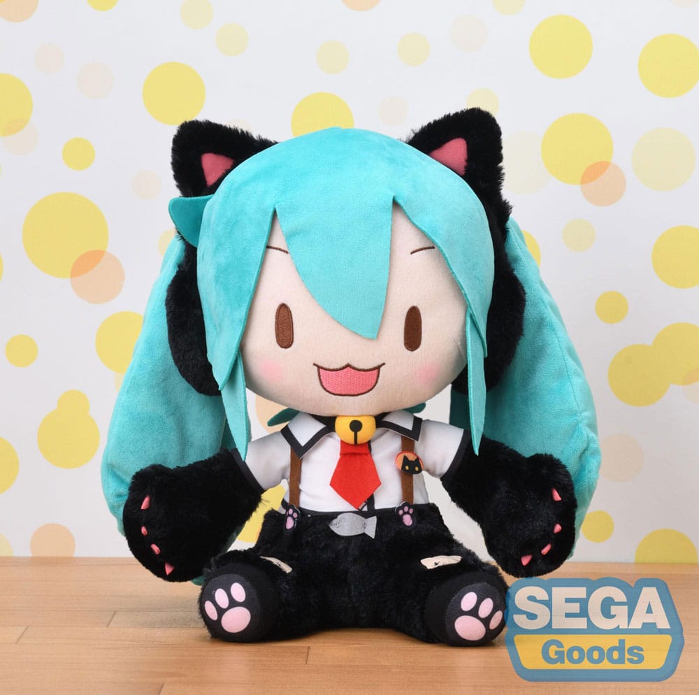 Vocaloid Hatsune Miku Kitty Cat Sega Plush 30cm