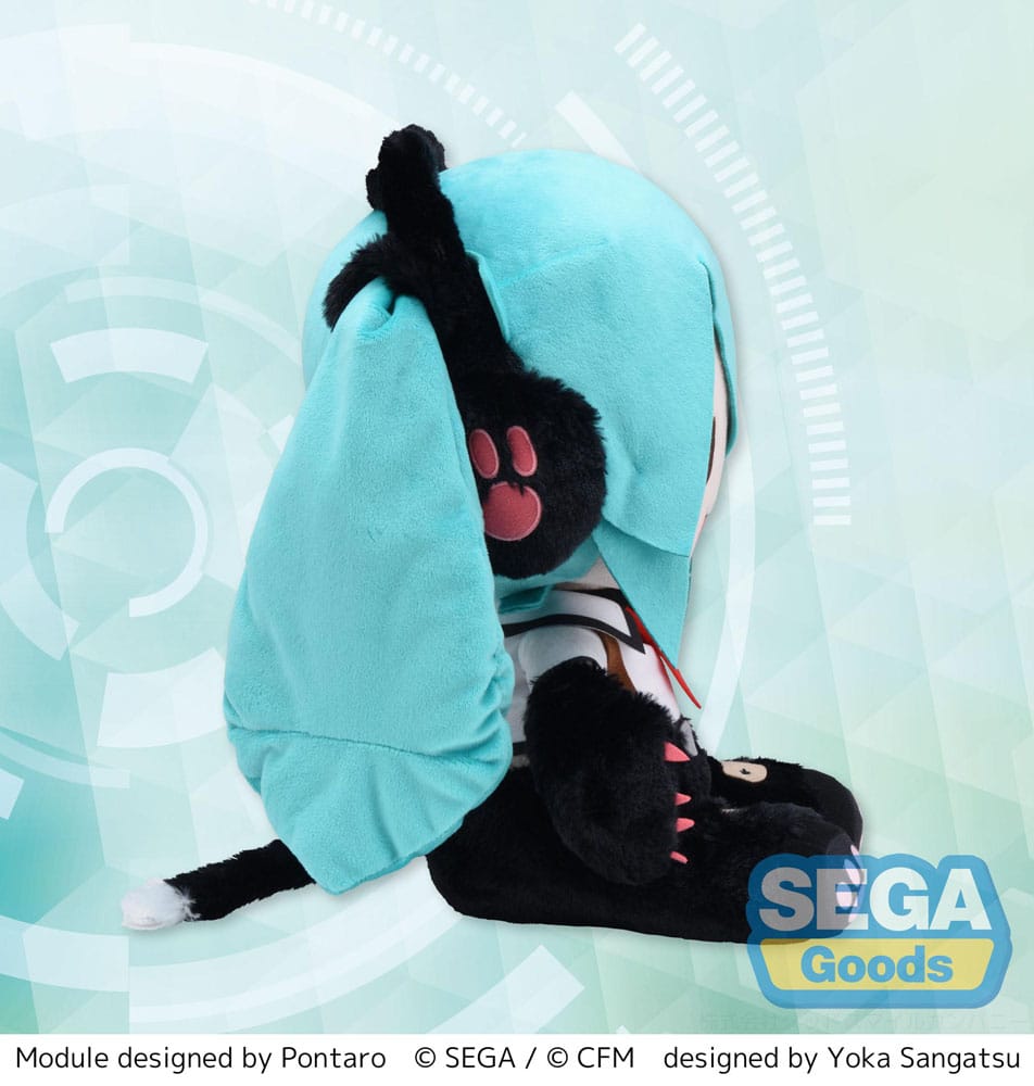 Vocaloid Hatsune Miku Kitty Cat Sega Plush 30cm