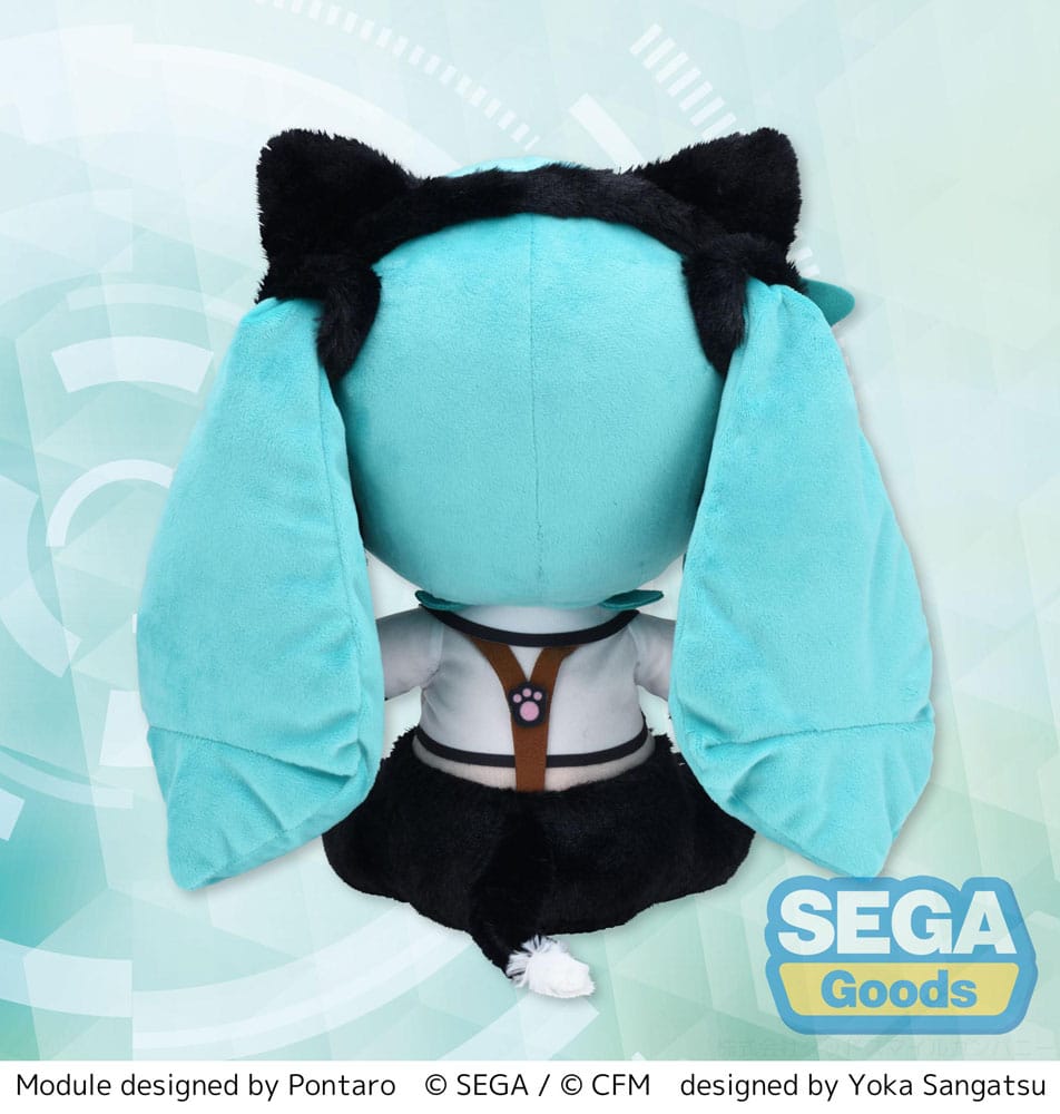 Vocaloid Hatsune Miku Kitty Cat Sega Plush 30cm