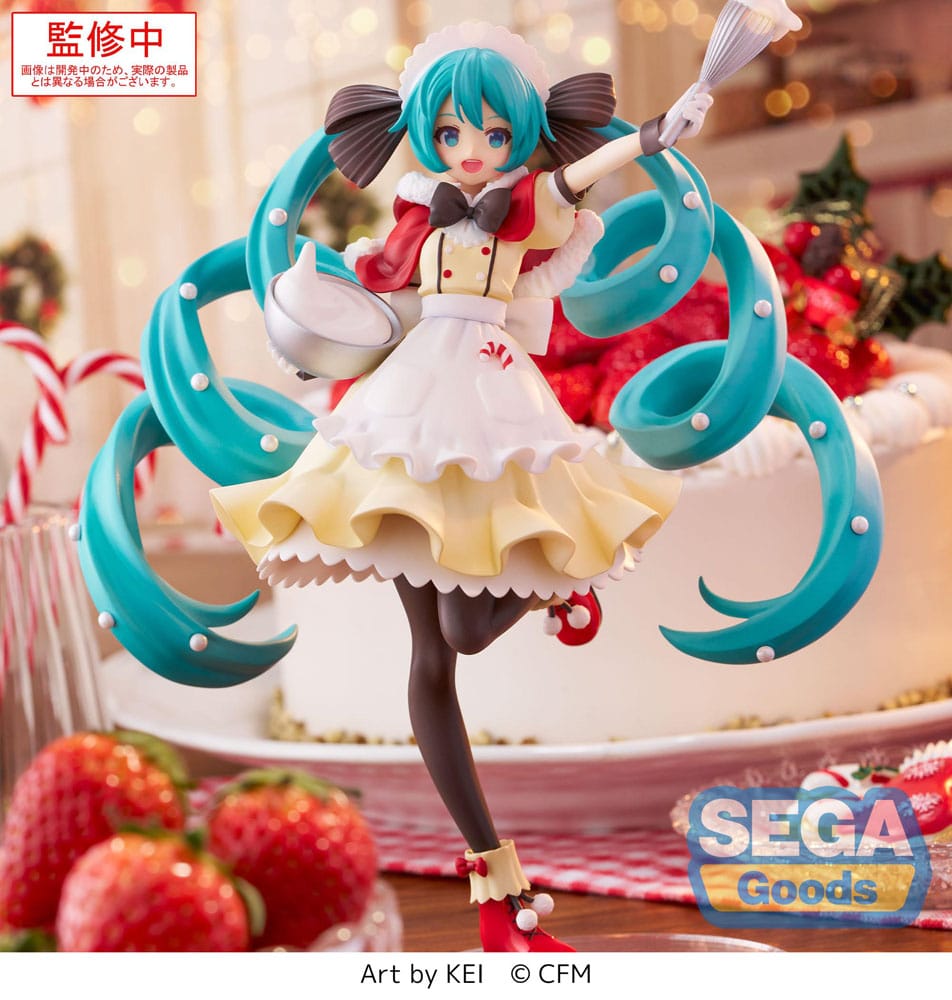 Vocaloid Hatsune Miku Christmas 2025 Ver. Sega Prize Figure 20cm