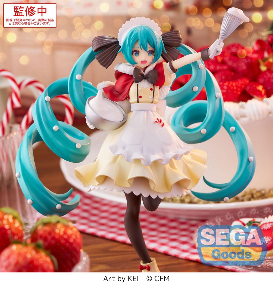 Vocaloid Hatsune Miku Christmas 2025 Ver. Sega Prize Figure 20cm