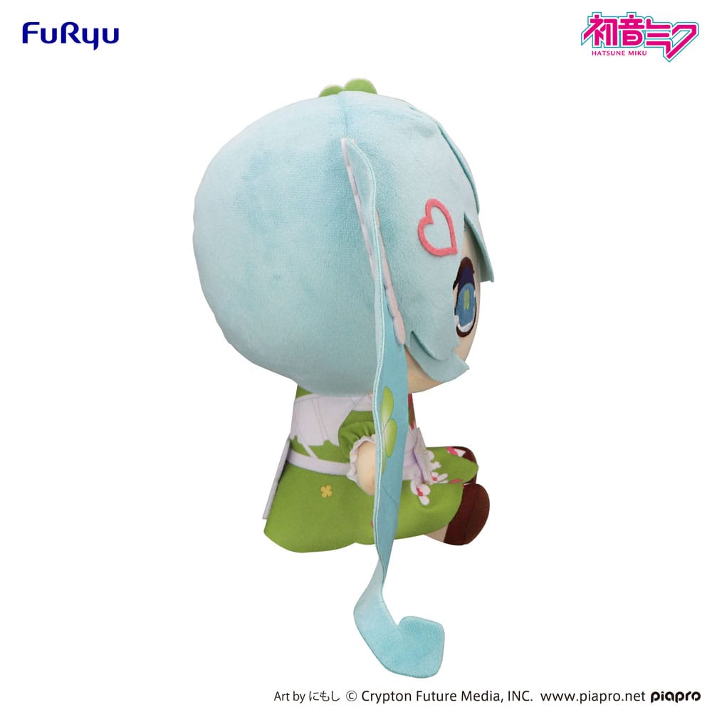 Vocaloid Hatsune Miku Kyurumaru Clover Plush 26cm