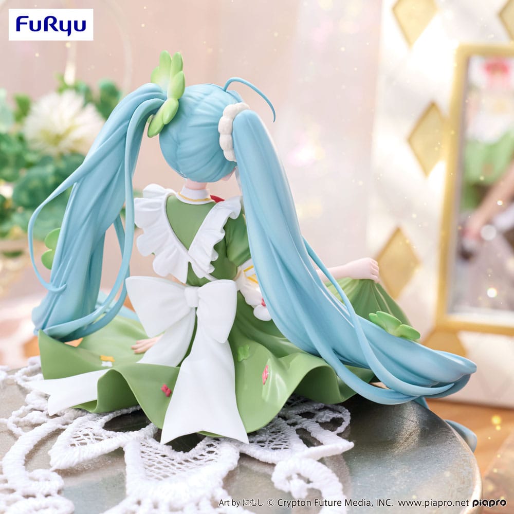 Vocaloid Hatsune Miku Flower Fairy Clover Furyu Noodle Stopper Figure 15cm