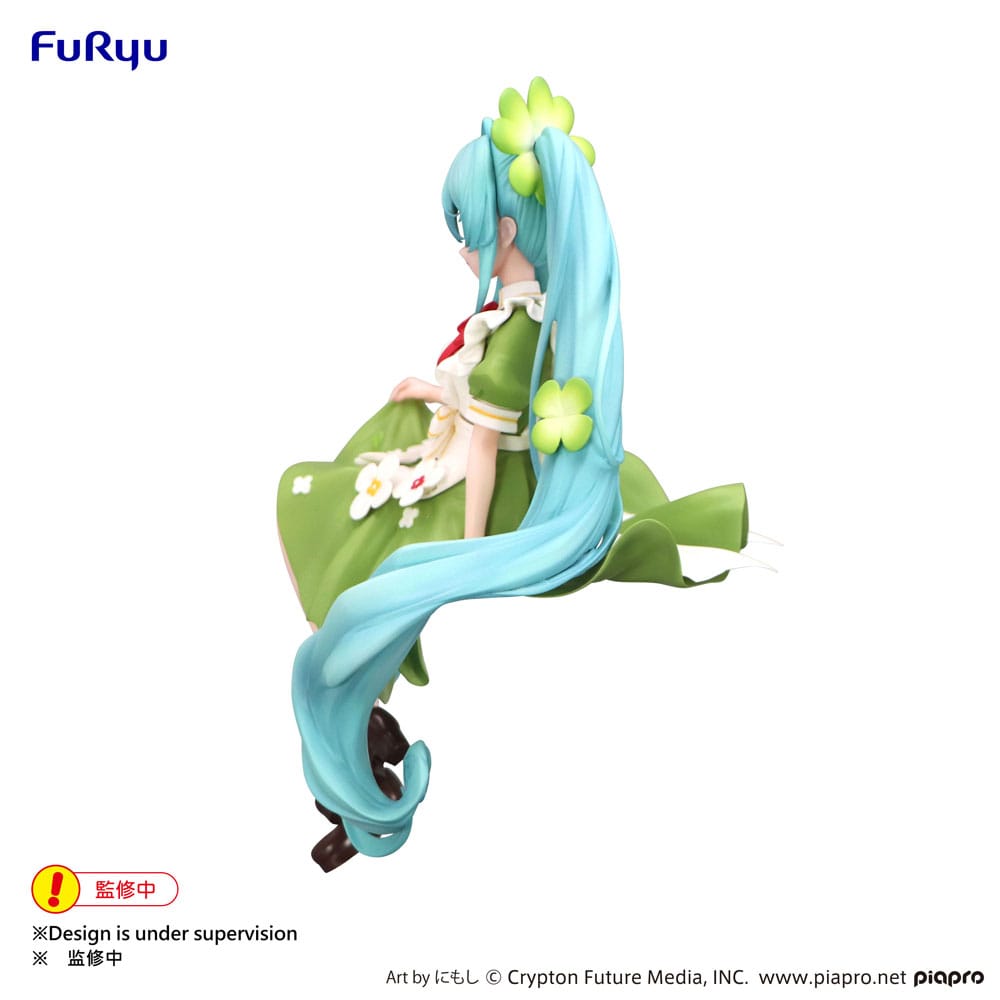 Vocaloid Hatsune Miku Flower Fairy Clover Furyu Noodle Stopper Figure 15cm