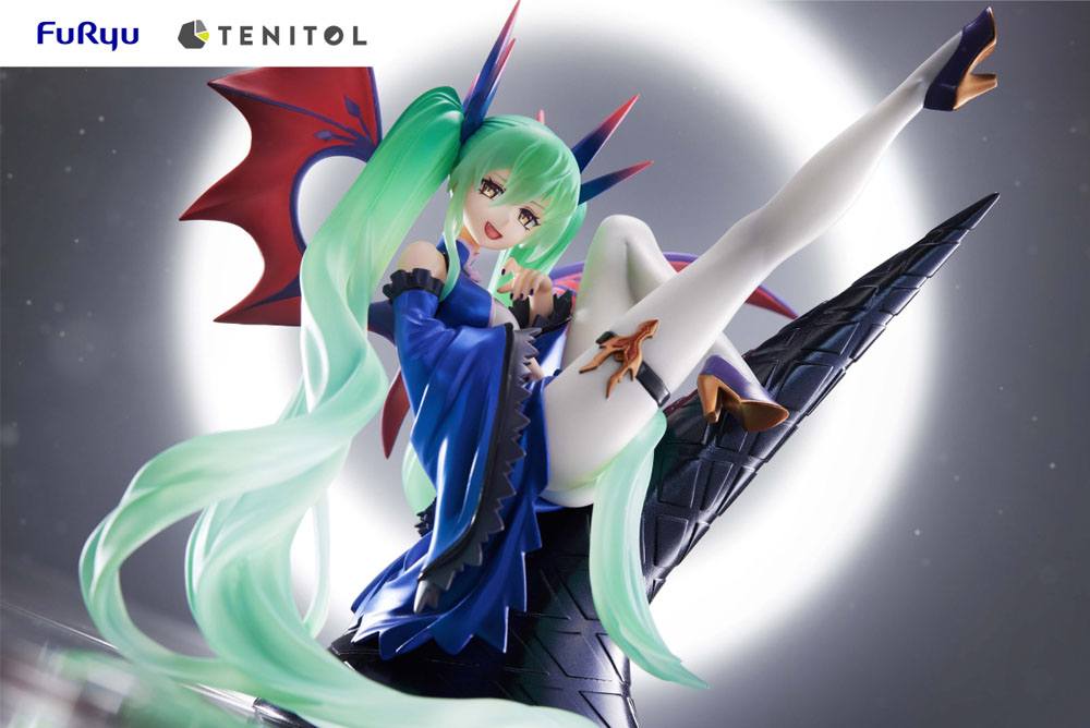 Vocaloid Hatsune Miku Dark Furyu Tenitol Figure 17cm