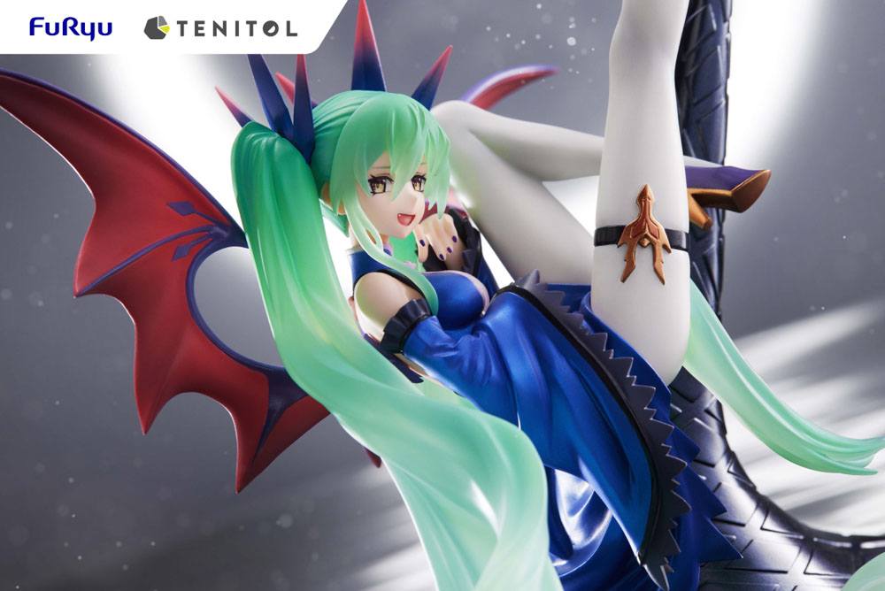 Vocaloid Hatsune Miku Dark Furyu Tenitol Figure 17cm