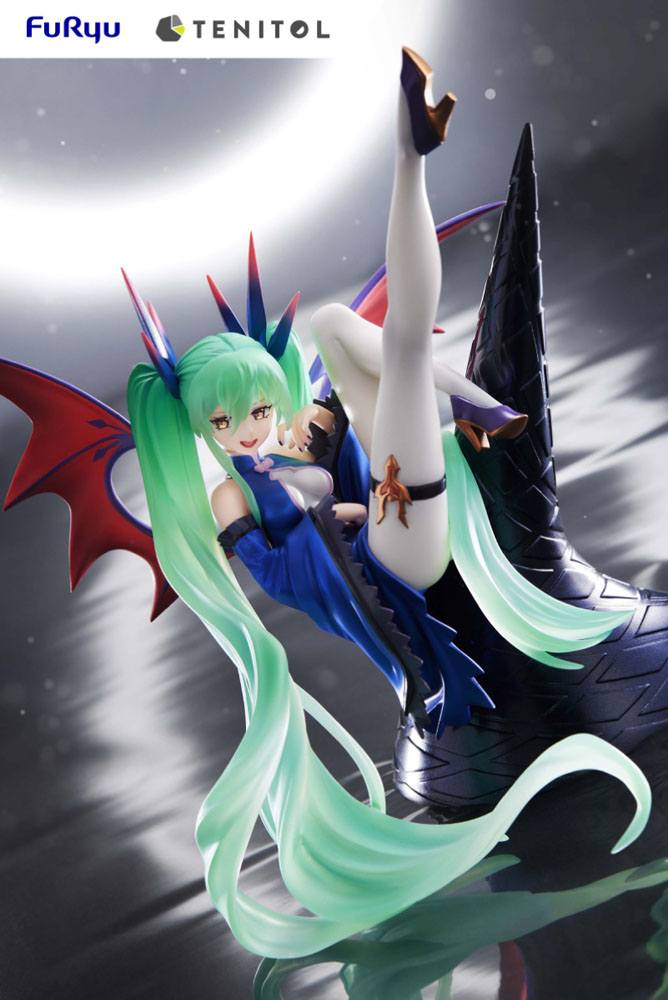 Vocaloid Hatsune Miku Dark Furyu Tenitol Figure 17cm