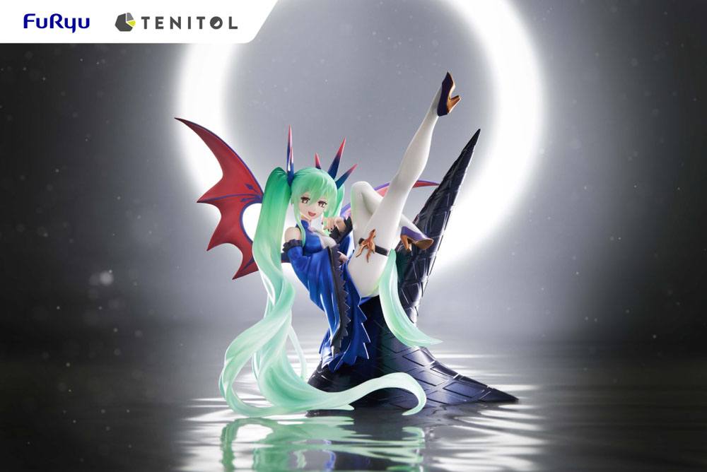 Vocaloid Hatsune Miku Dark Furyu Tenitol Figure 17cm