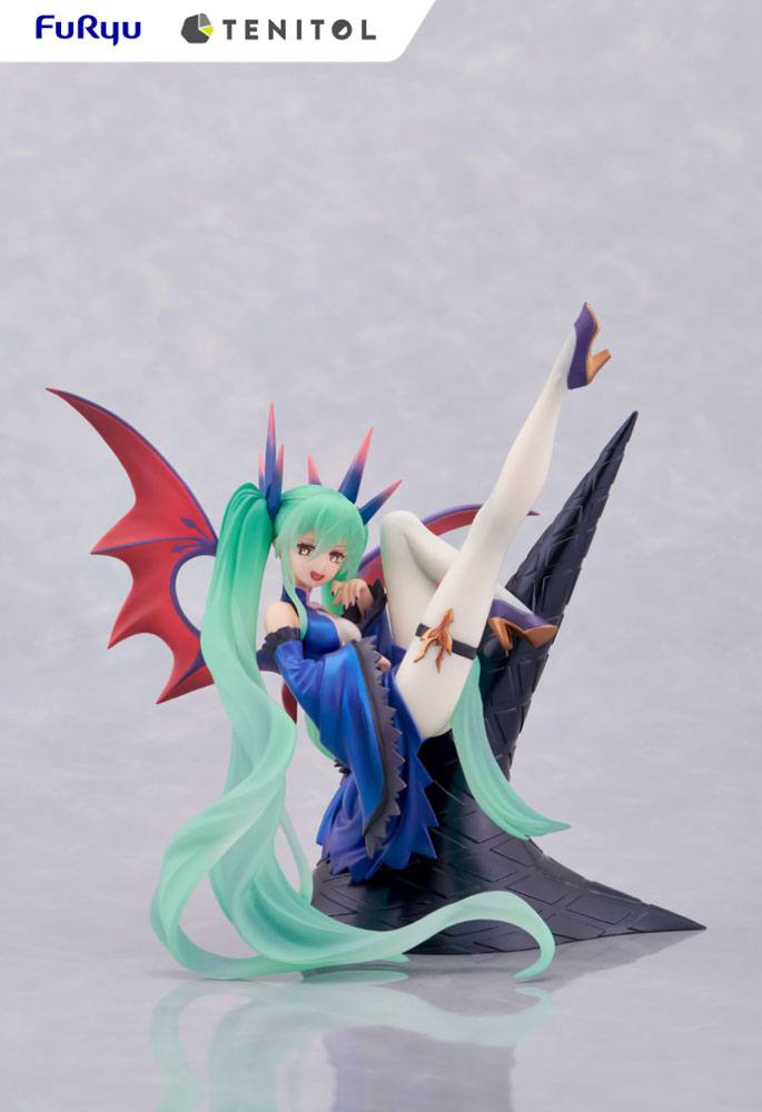 Vocaloid Hatsune Miku Dark Furyu Tenitol Figure 17cm