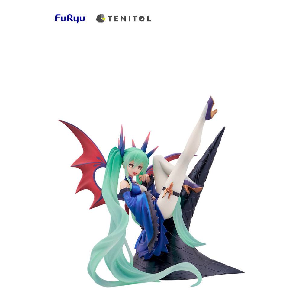 Vocaloid Hatsune Miku Dark Furyu Tenitol Figure 17cm